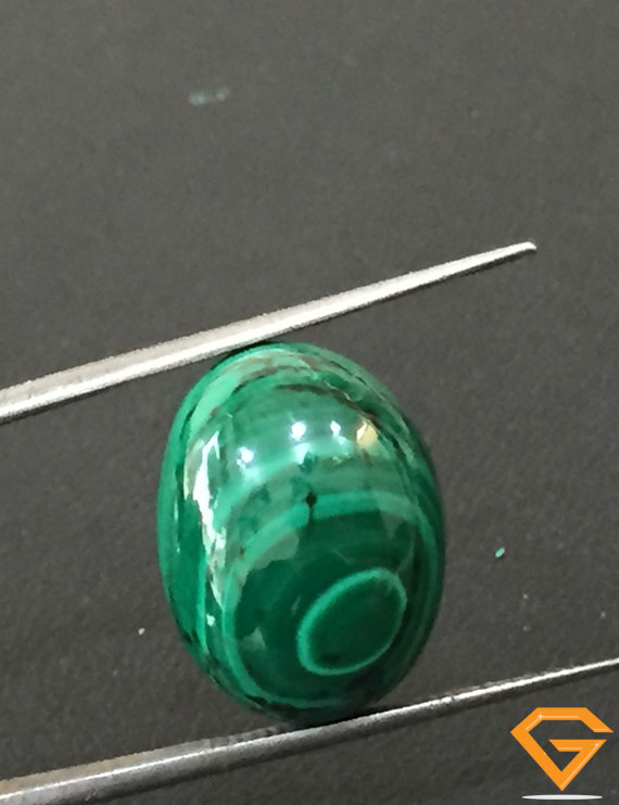 20.04 ct Natural Certified Malachite stone